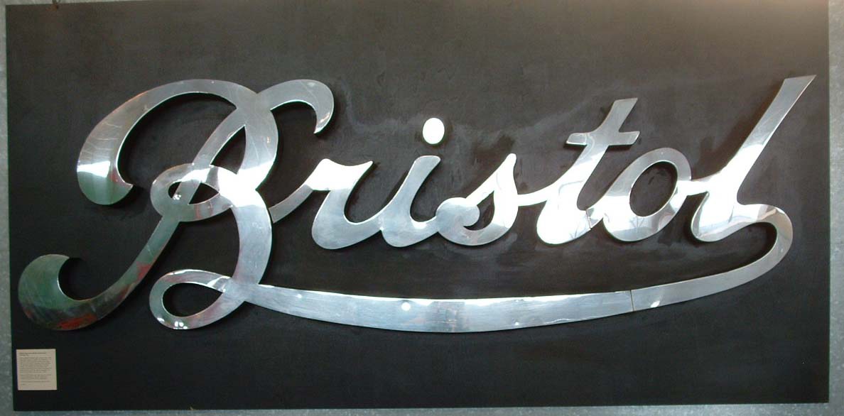 Image: Bristol Speakers: Bristol scroll logo, digital photograph, Sue Giles