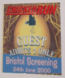 Image: My Generation: Invitation to the premiere of Chicken Run in Bristol, © Bristol Museums, Galleries and Archives
