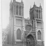 Bristol Cathedral, west end, c1895. Taken by John York. From an album passed to the Bristol Record Office. PD11012 © Bristol Culture